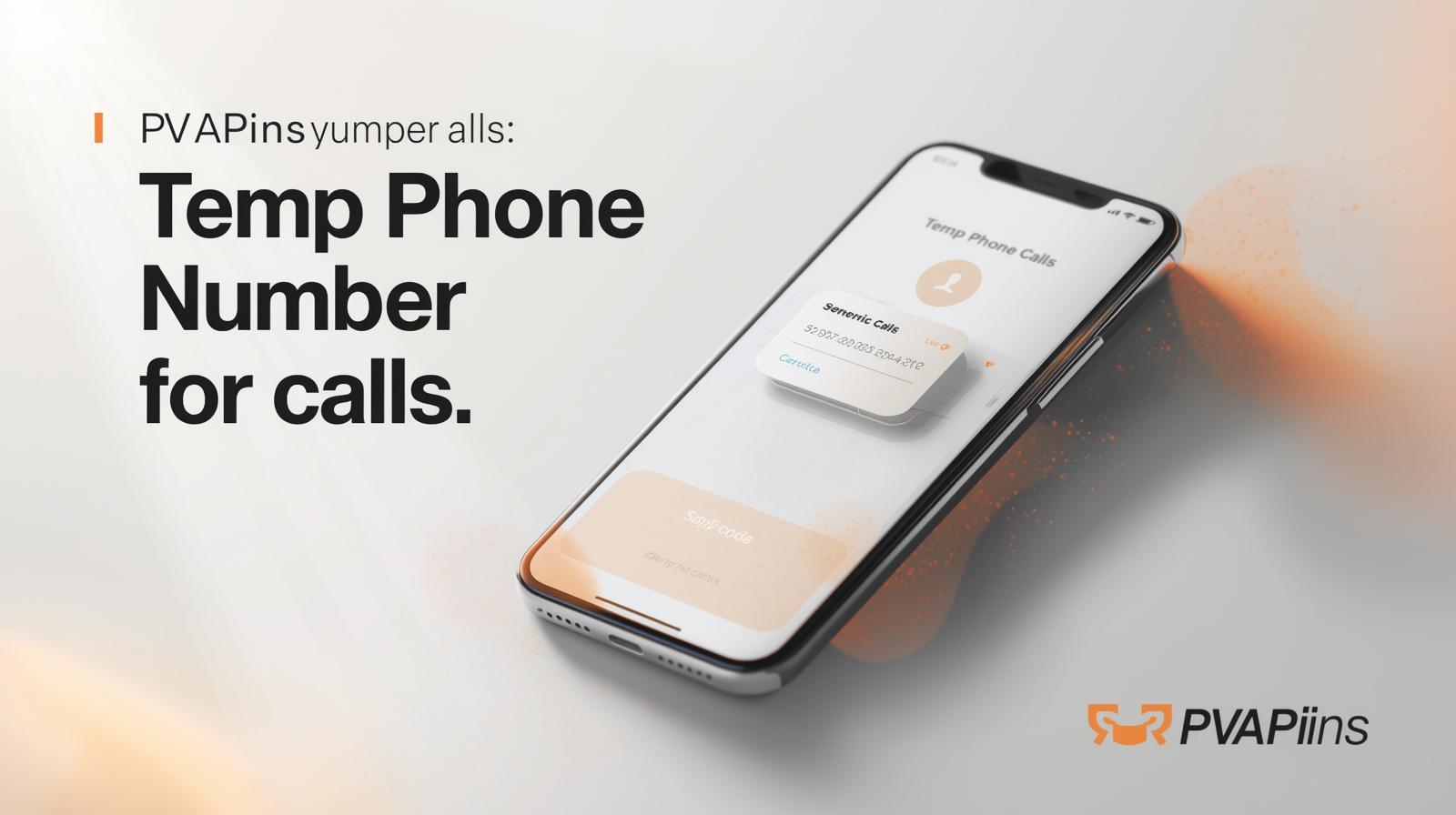 Temporary phone number service app interface showing call and message features.
