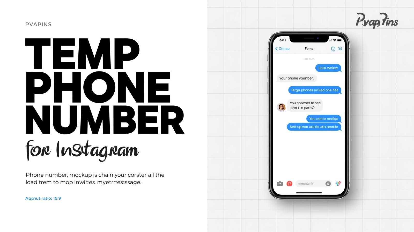 User receiving a temp phone number SMS to verify an Instagram account