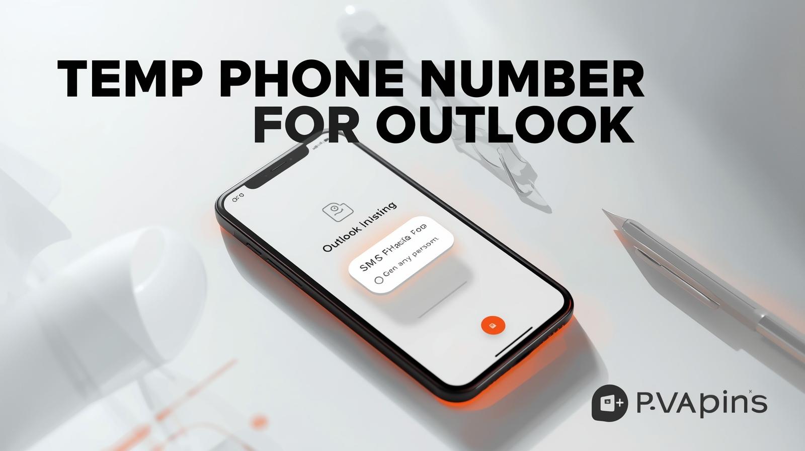 User receiving an OTP on a private virtual number for Outlook verification