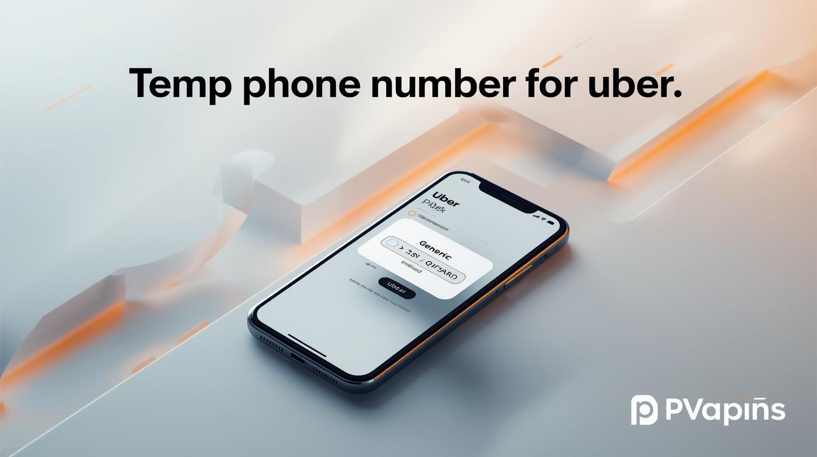 temp phone number for uber