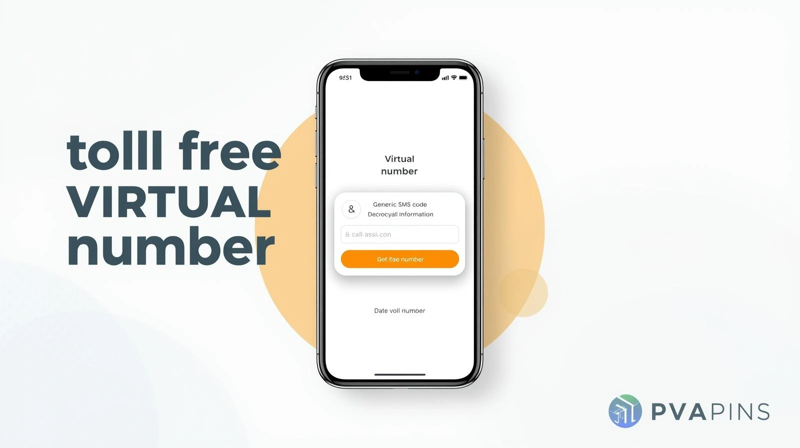 Dashboard showing a toll free virtual number receiving SMS verification codes