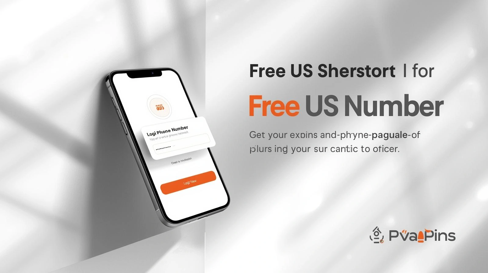 Dashboard view of PVAPins displaying active US numbers and incoming SMS messages