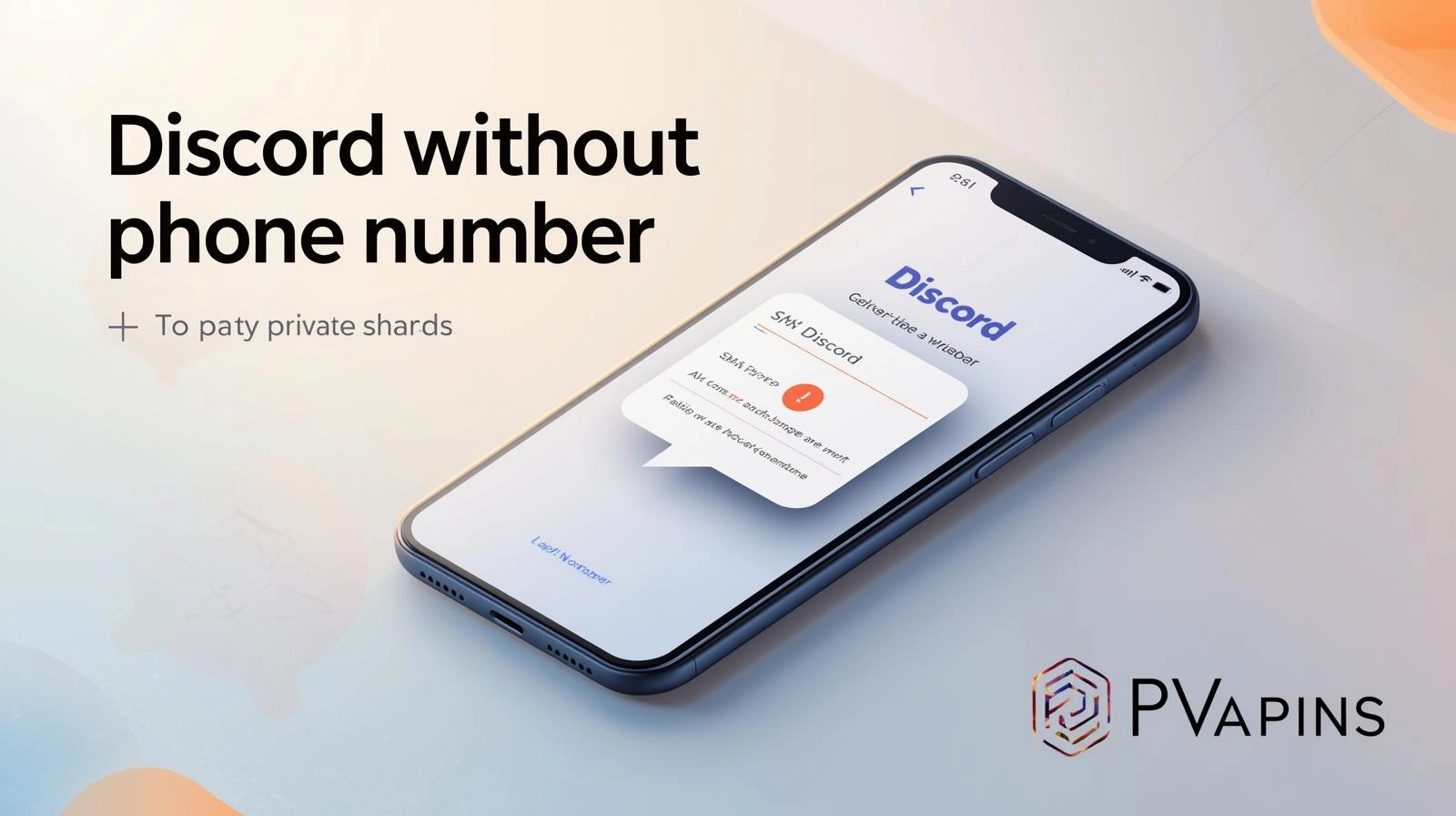 Discord user facing a phone verification pop-up, choosing to keep their real SIM private while using a virtual number instead
