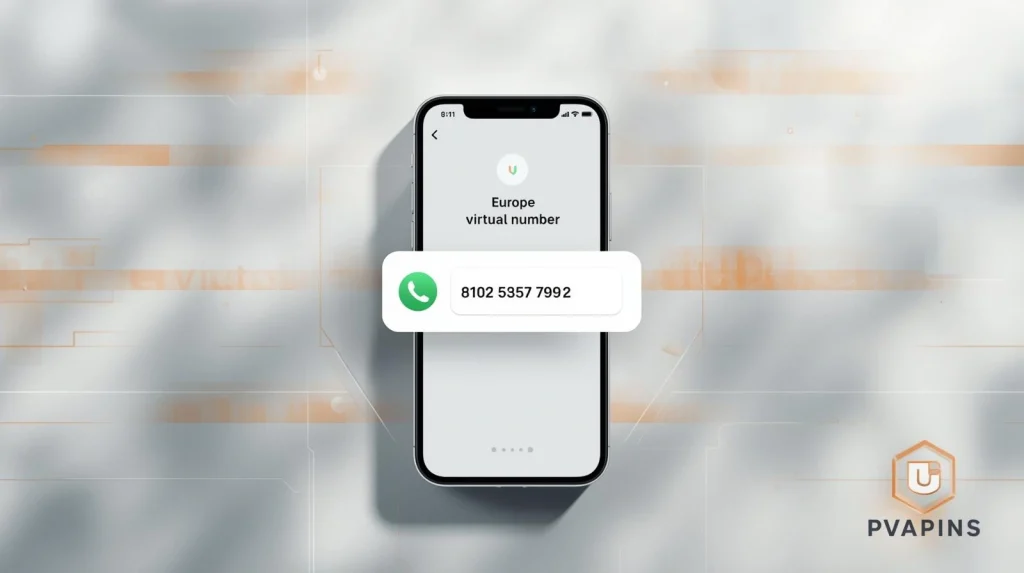 Illustration comparing temporary, rental, and toll-free European virtual numbers for apps and business use