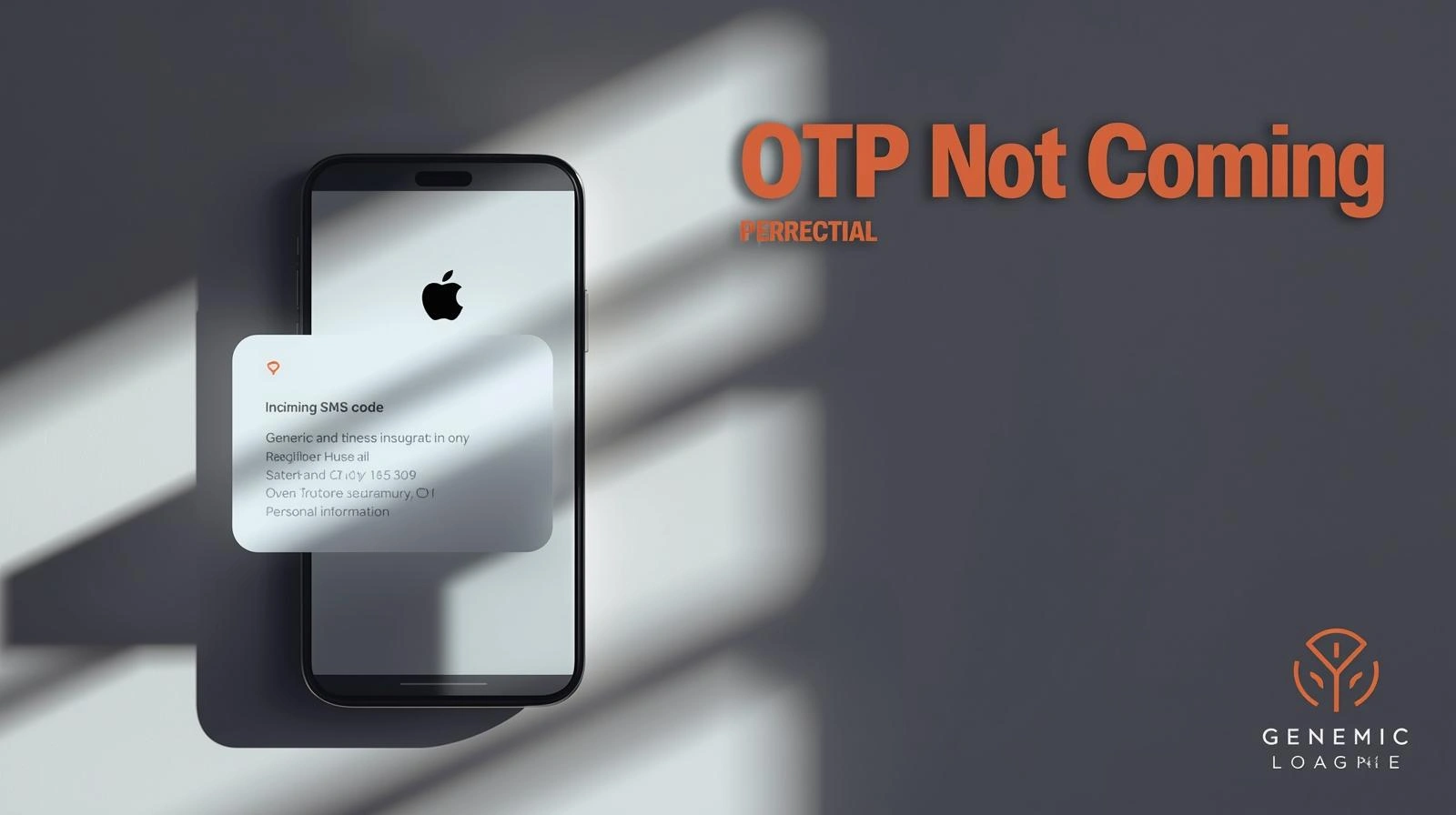 Illustration of SMS and email OTP delivery issues with a simple fix-first checklist