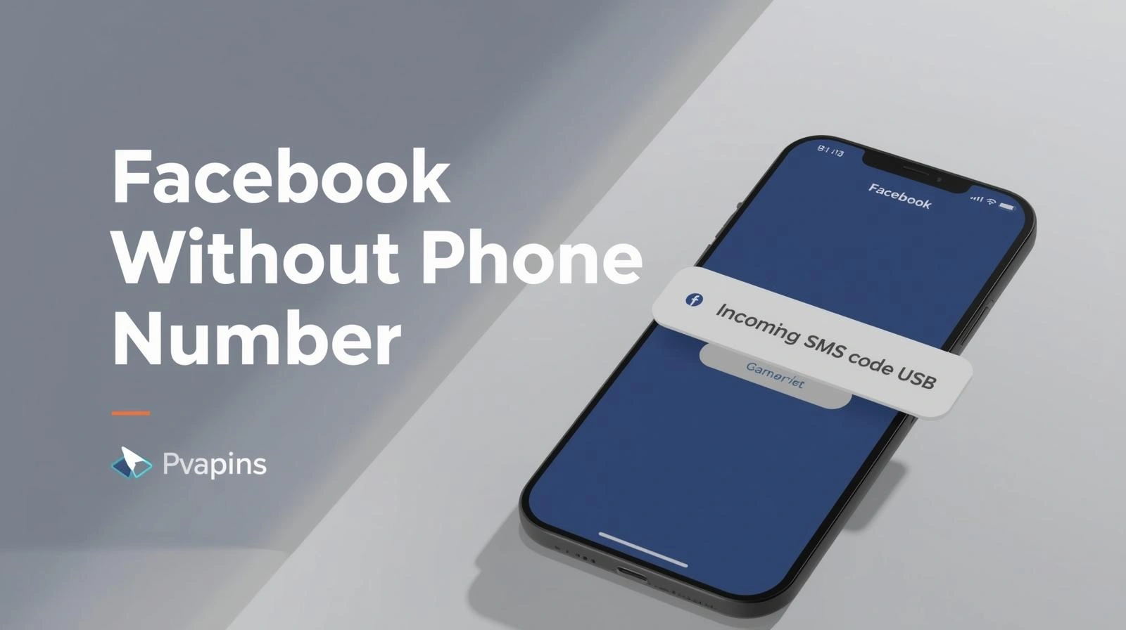 Illustration of a shield protecting a phone number while Facebook is open on a mobile screen.