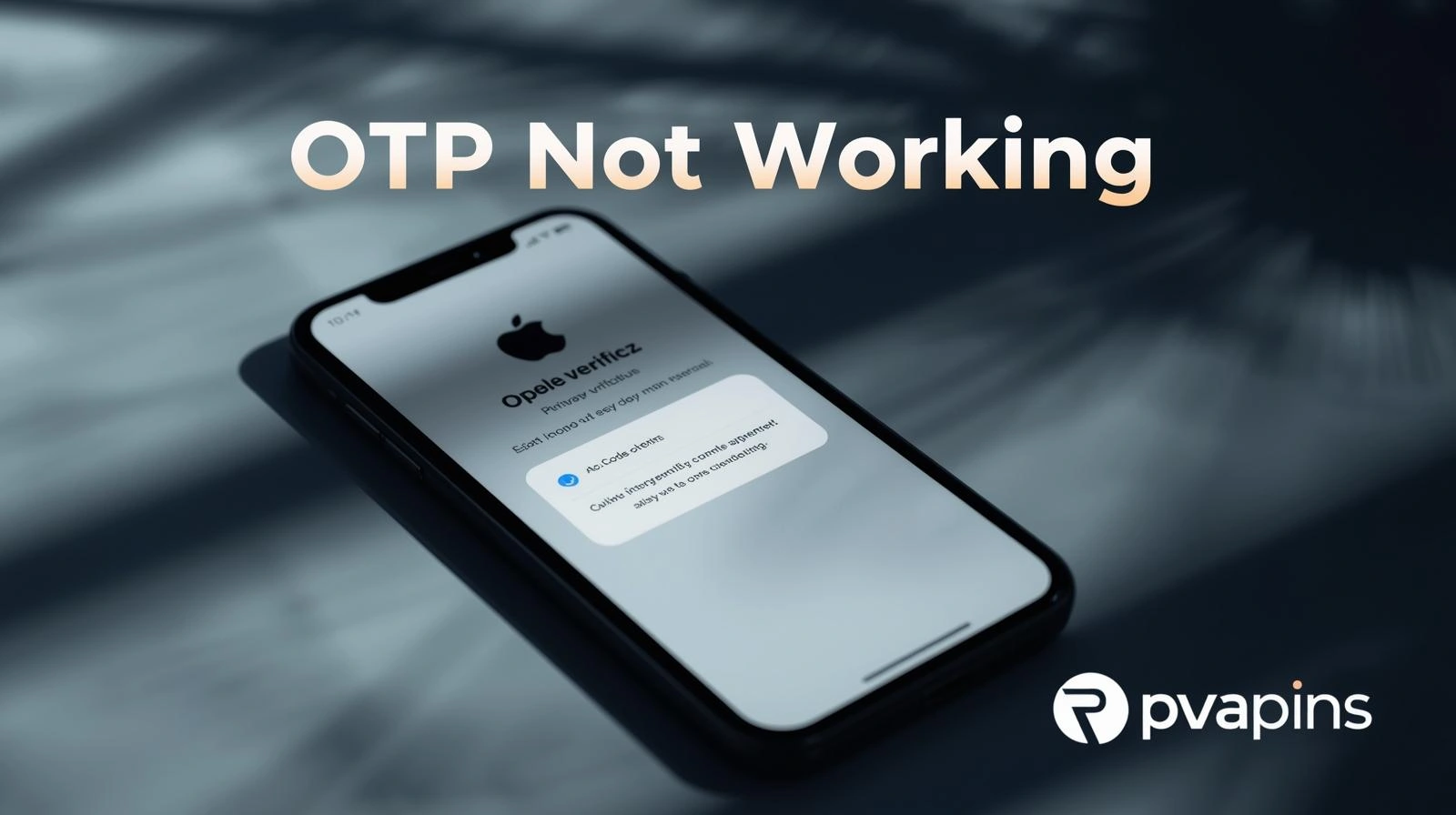 OTP not working on phone showing verification code not received message
