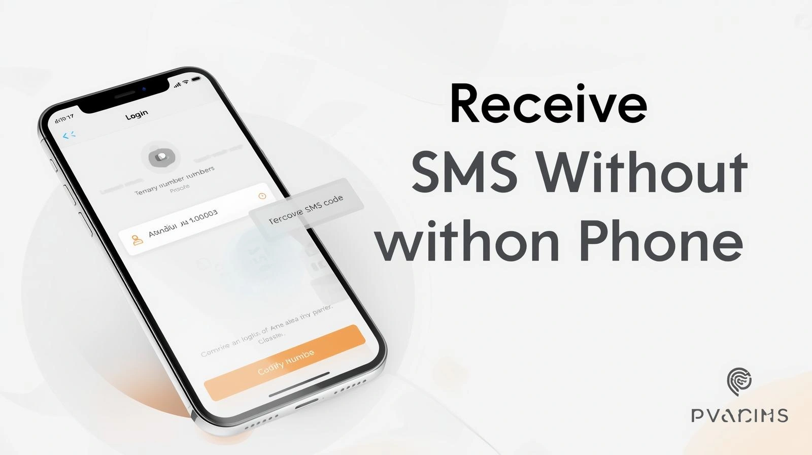 Person receiving SMS codes on a web inbox from a computer, with a phone shown offline