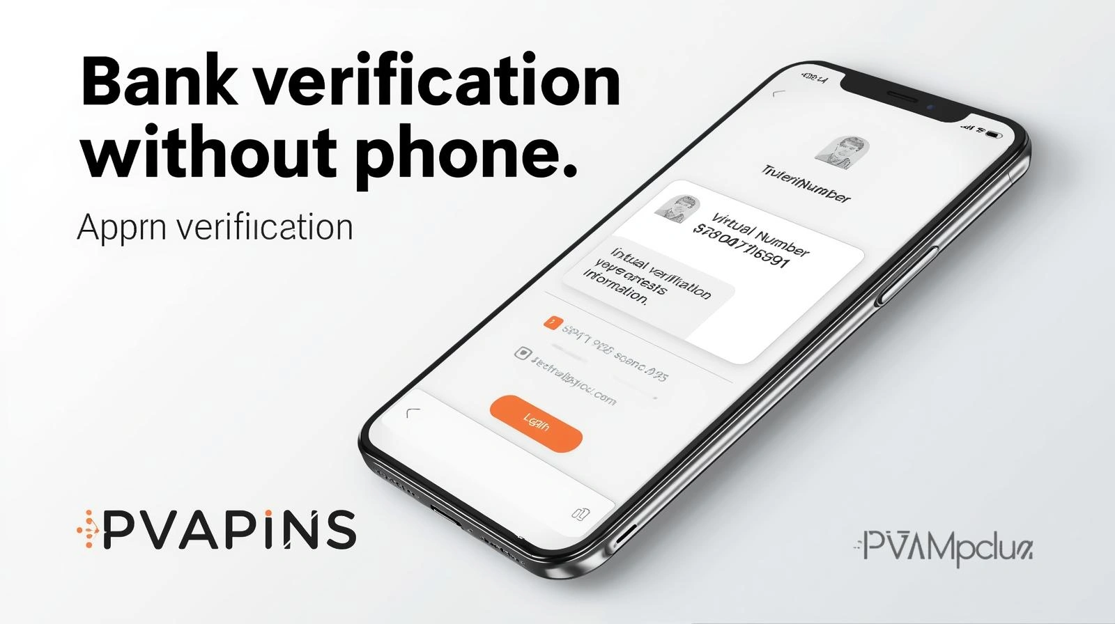 Person securely verifying online banking without using their main phone number