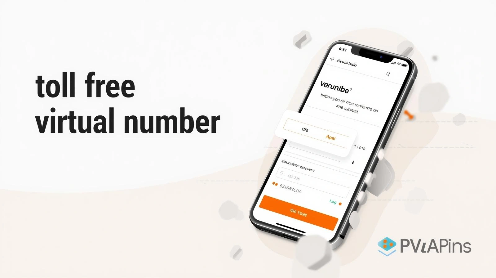 Person using a smartphone and laptop to manage PVAPins virtual numbers