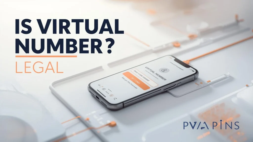 Person using a virtual phone number app on a smartphone to protect their privacy while receiving OTP codes