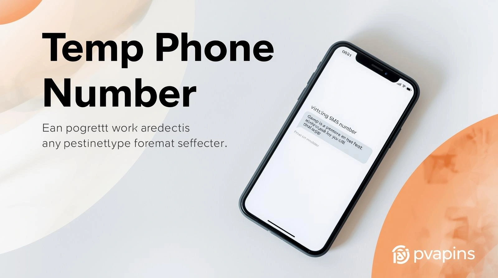 Receive SMS online using a temporary phone number with PVAPins for secure verification