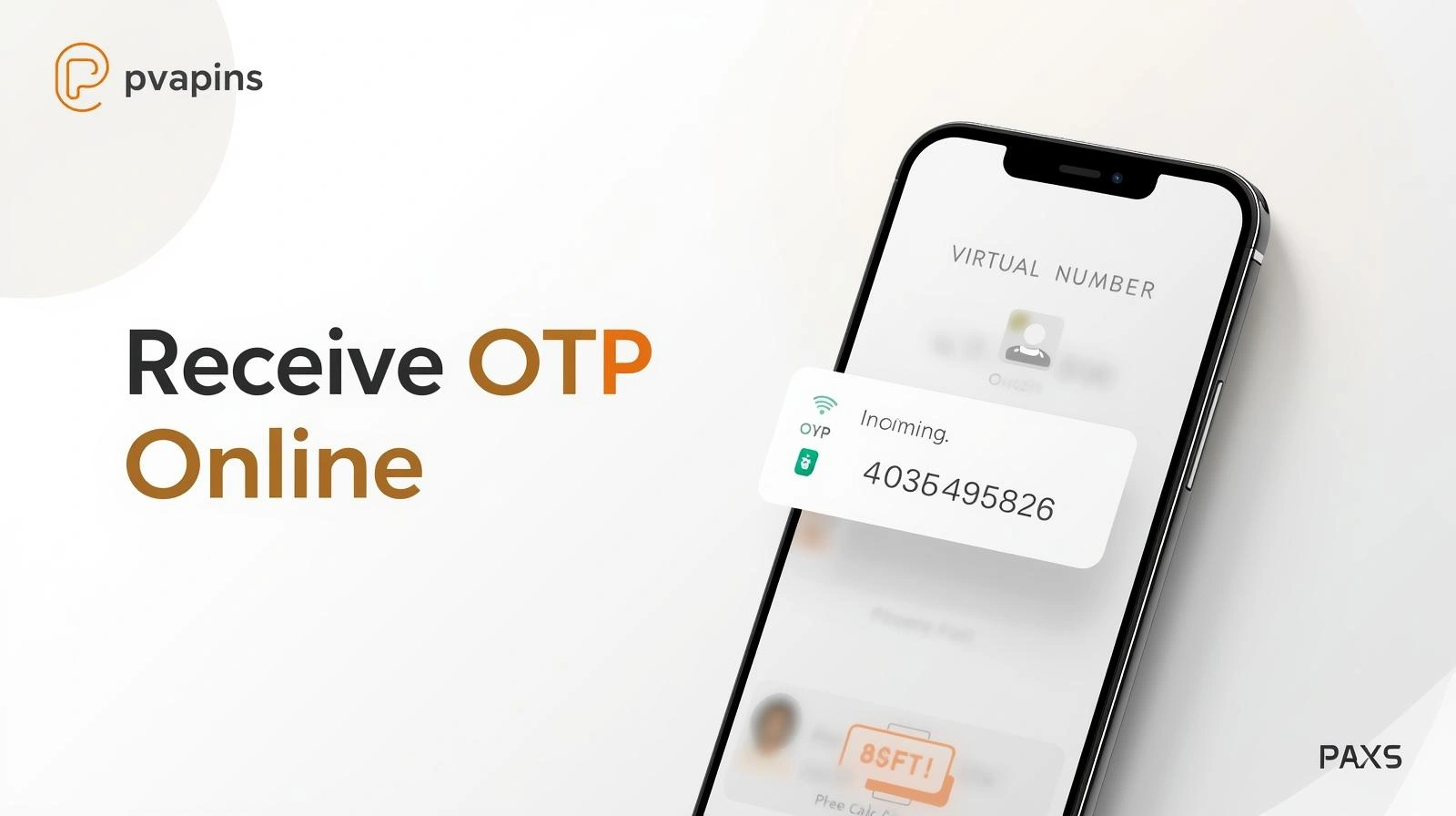 User receiving OTP online for free using a temporary phone number
