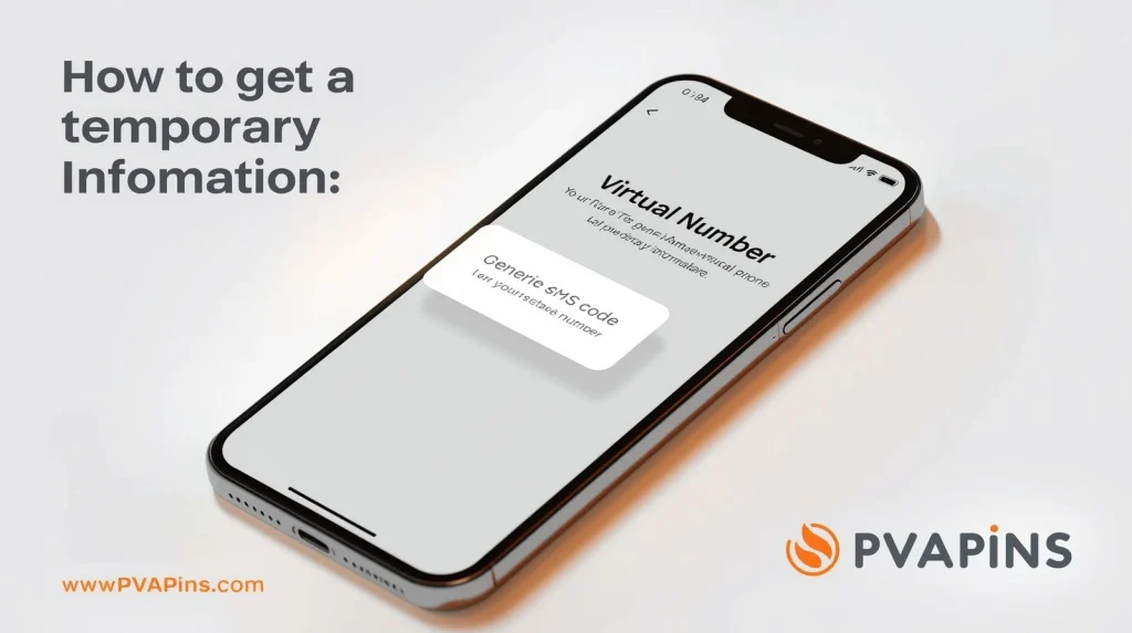User receiving an OTP code on a virtual temporary number inbox