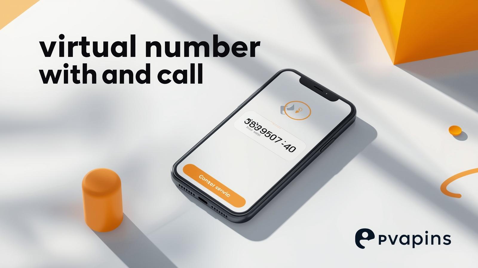User verifying an app with a virtual number for SMS and calls on their smartphone