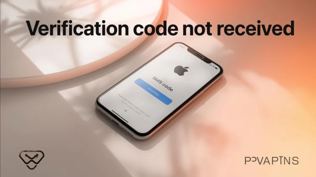 Verification code not received