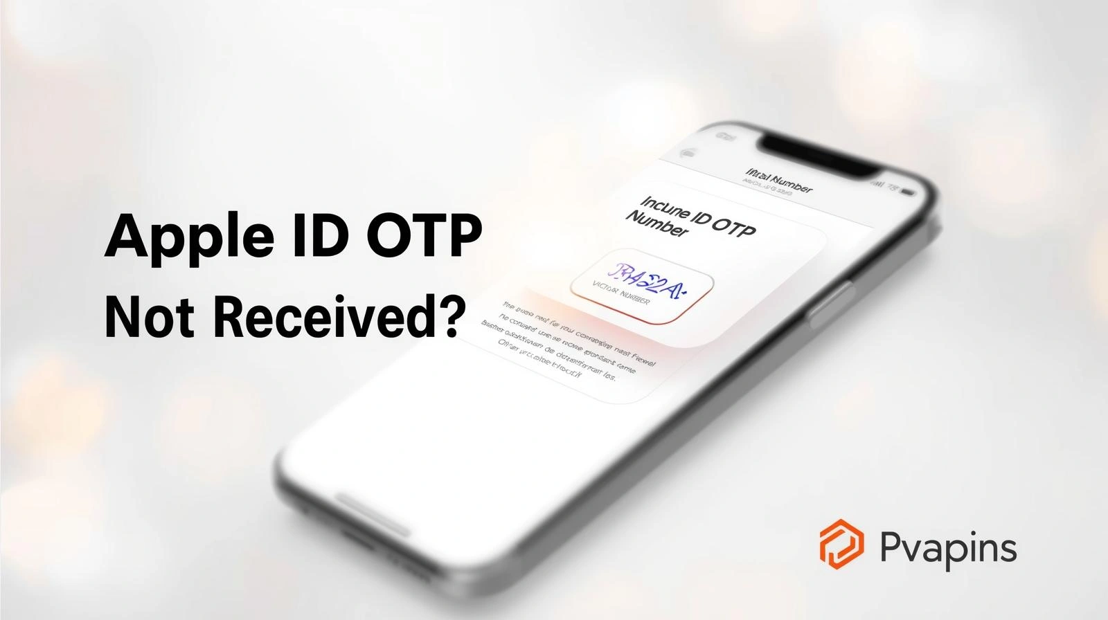 Apple ID OTP Not Received