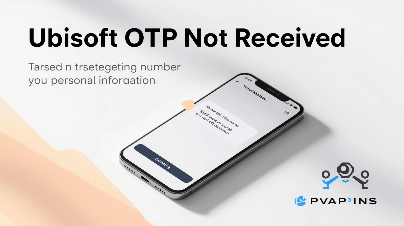Delayed SMS OTP code issue on Ubisoft login security screen