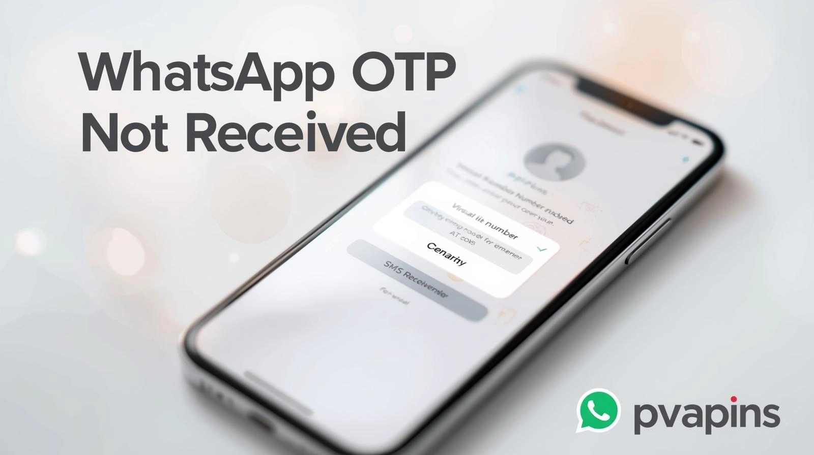 Fix WhatsApp verification SMS not coming on iPhone and Android step by step