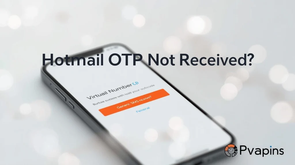 Hotmail OTP not received error on Microsoft verification screen