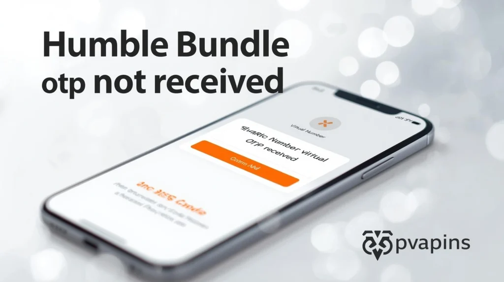 Humble Bundle login screen showing “OTP not received” message