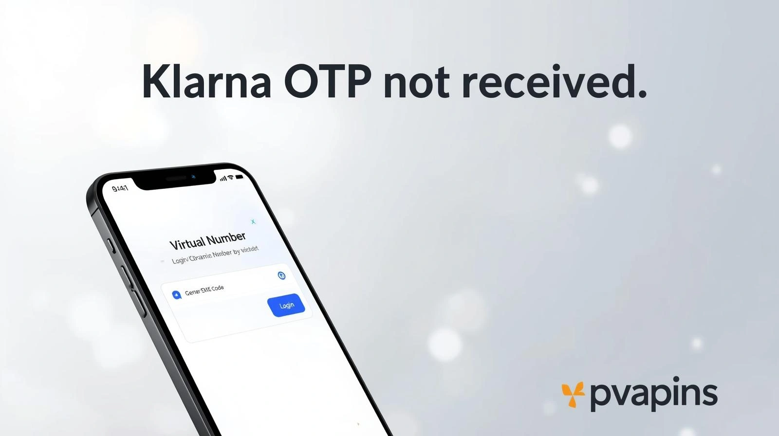 Klarna OTP not received