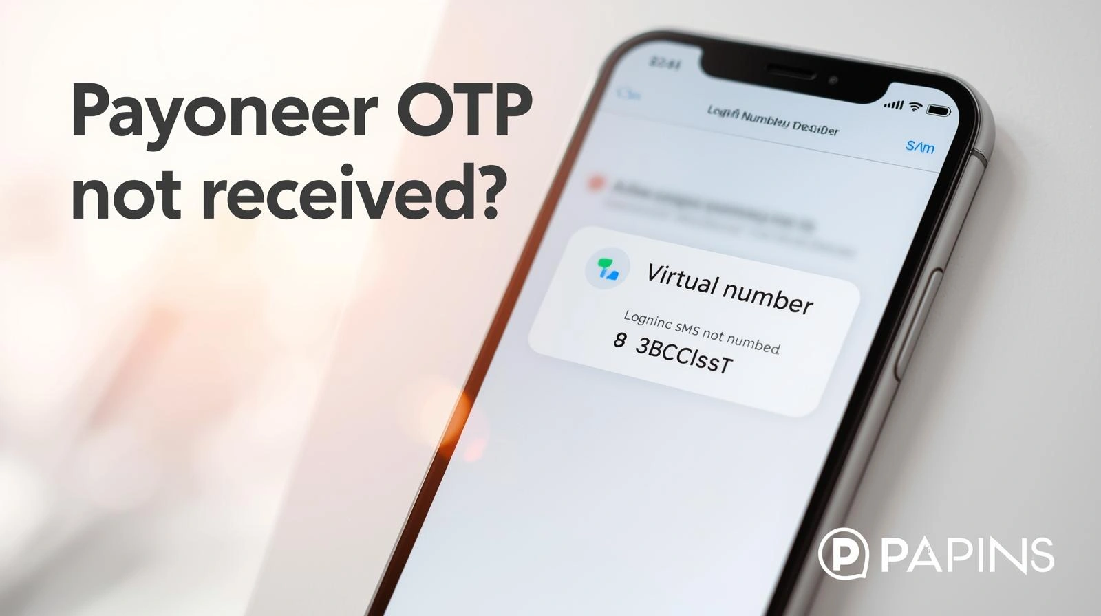 Payoneer OTP not received troubleshooting checklist for SMS, email, and 2-step verification