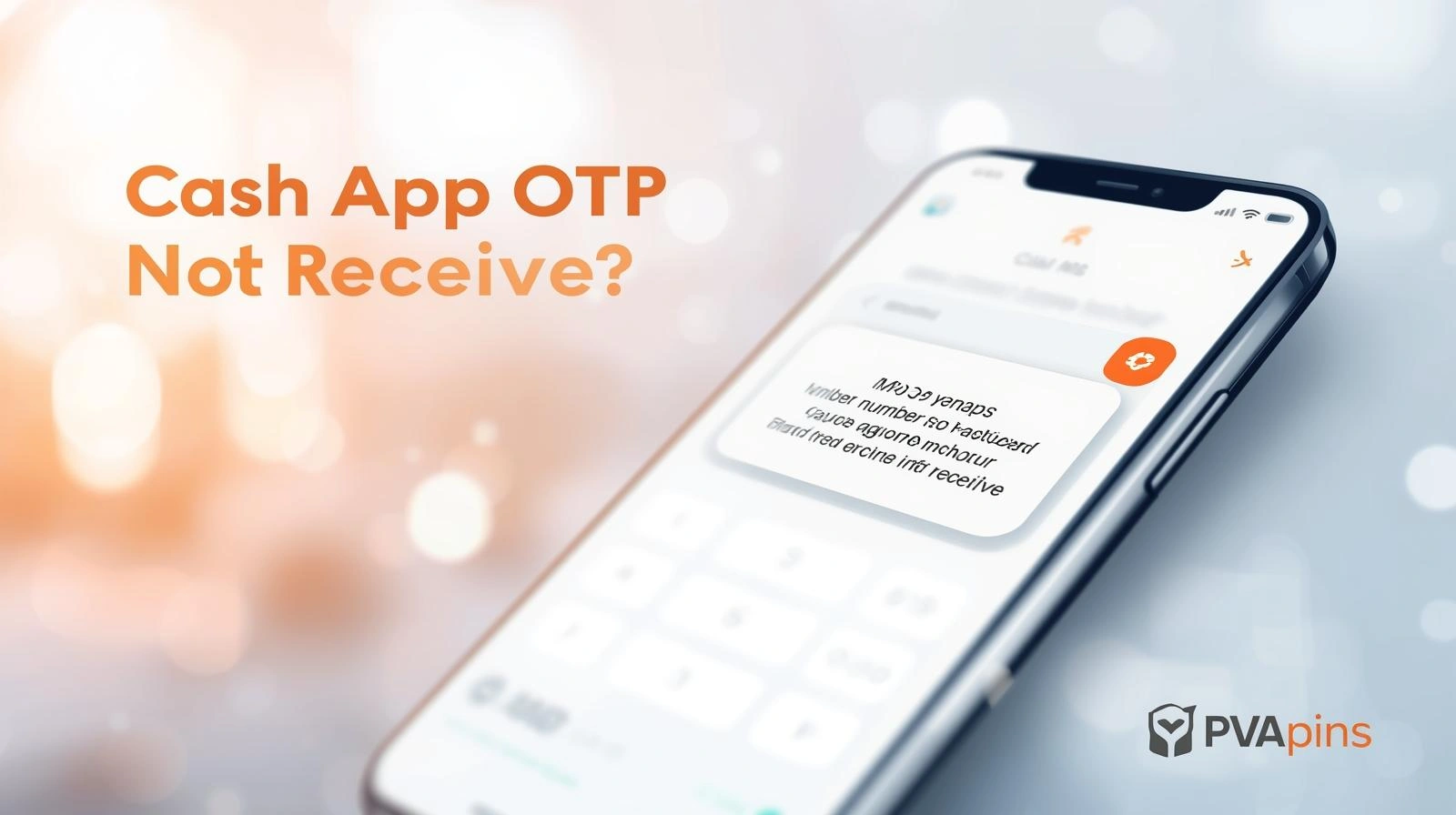 Phone SMS inbox with spamfiltered messages where a Cash App OTP may appear