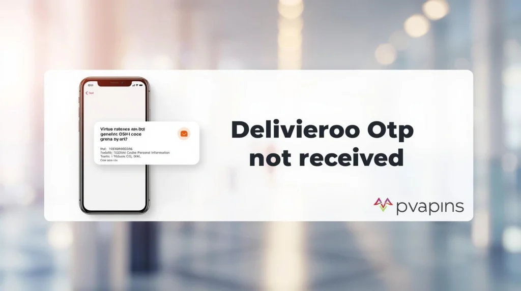 Phone message inbox showing missing Deliveroo OTP SMS alert