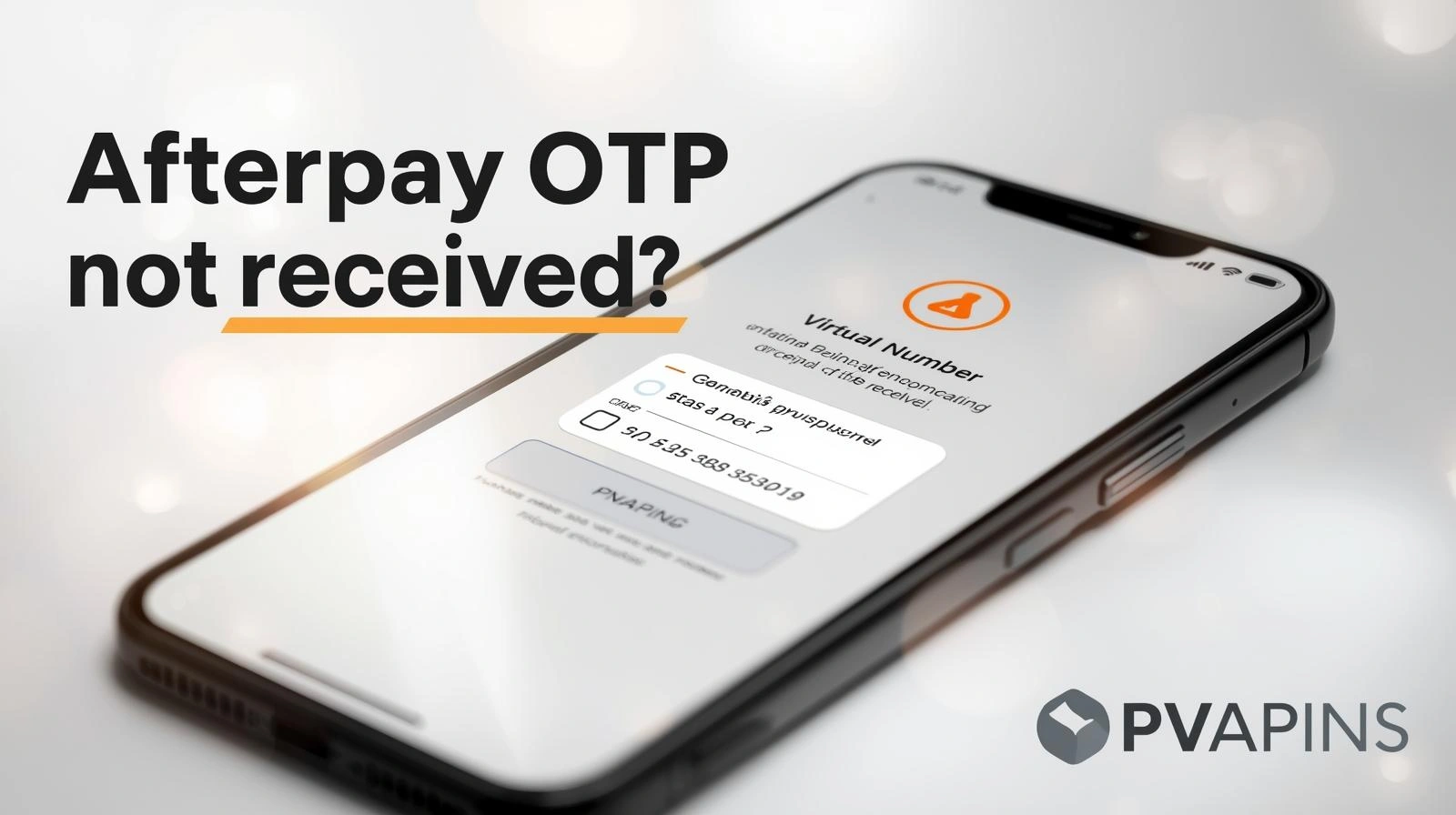 Phone screen with missing verification code and tips to switch network and retry once safely.