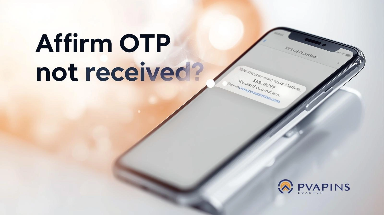 Phone showing missing verification code with steps to switch network and retry once safely.