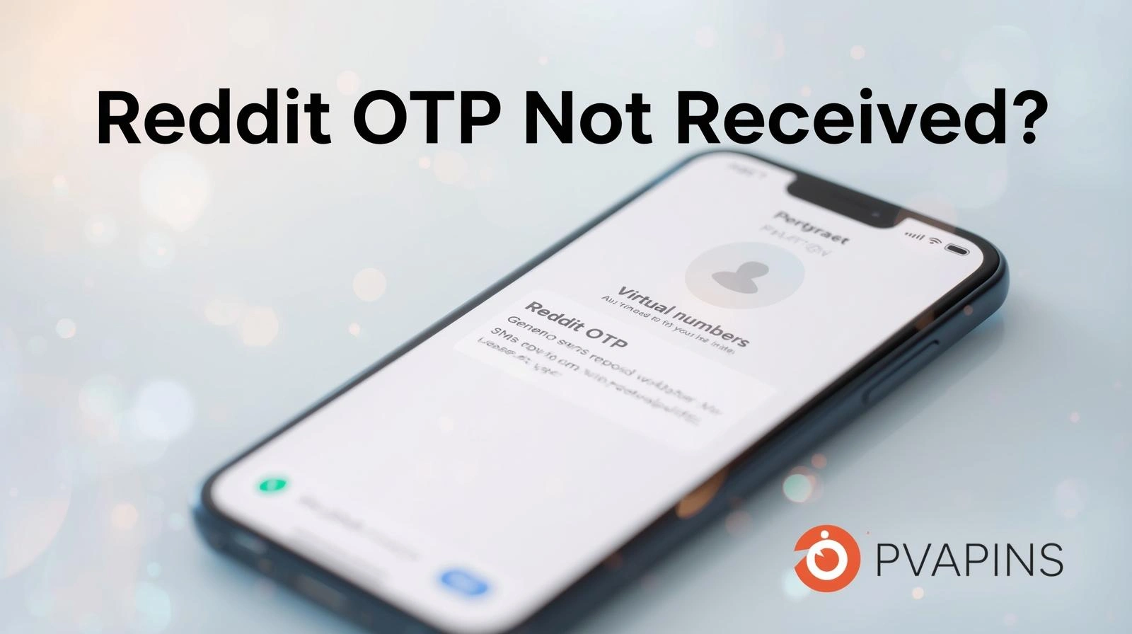 Reddit login screen prompting for a verification code with OTP not received error