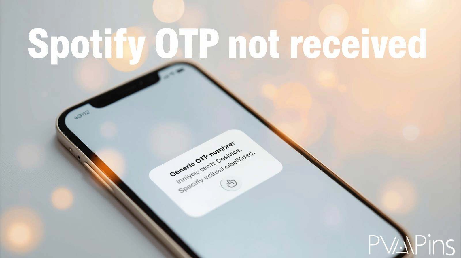 Steps to fix Spotify OTP not received issue on mobile app