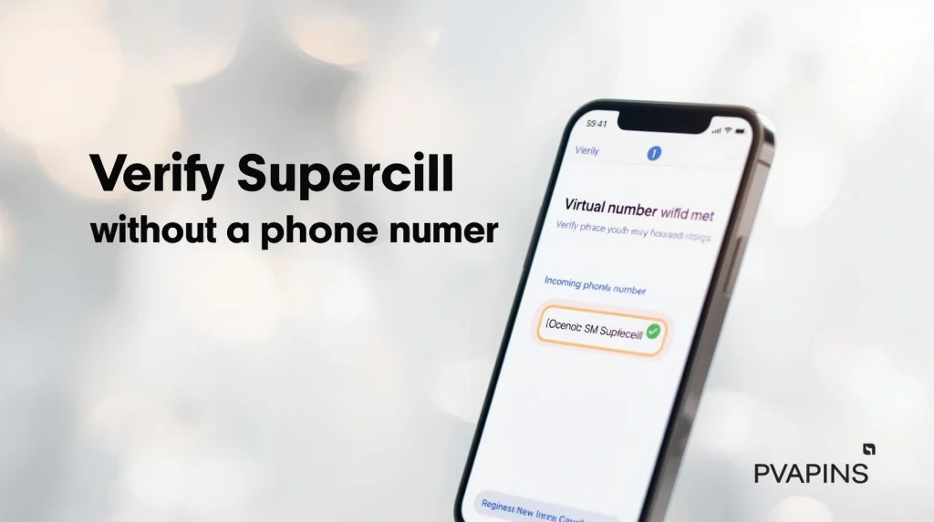 Supercell ID login screen showing email verification option without phone number