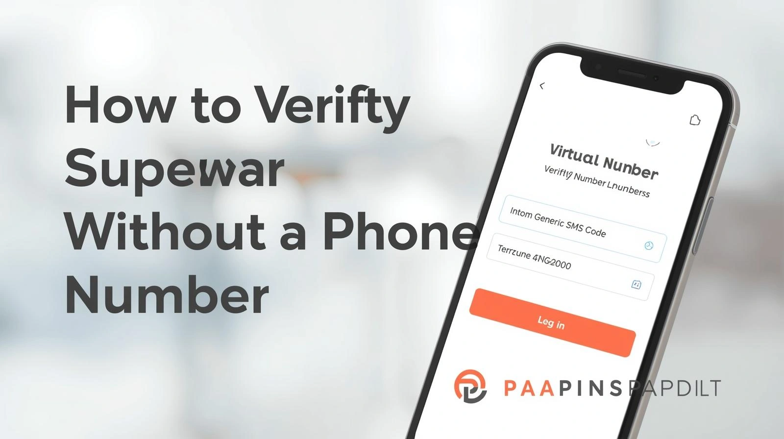 Temporary phone number SMS inbox displaying a one-time Supercell verification code