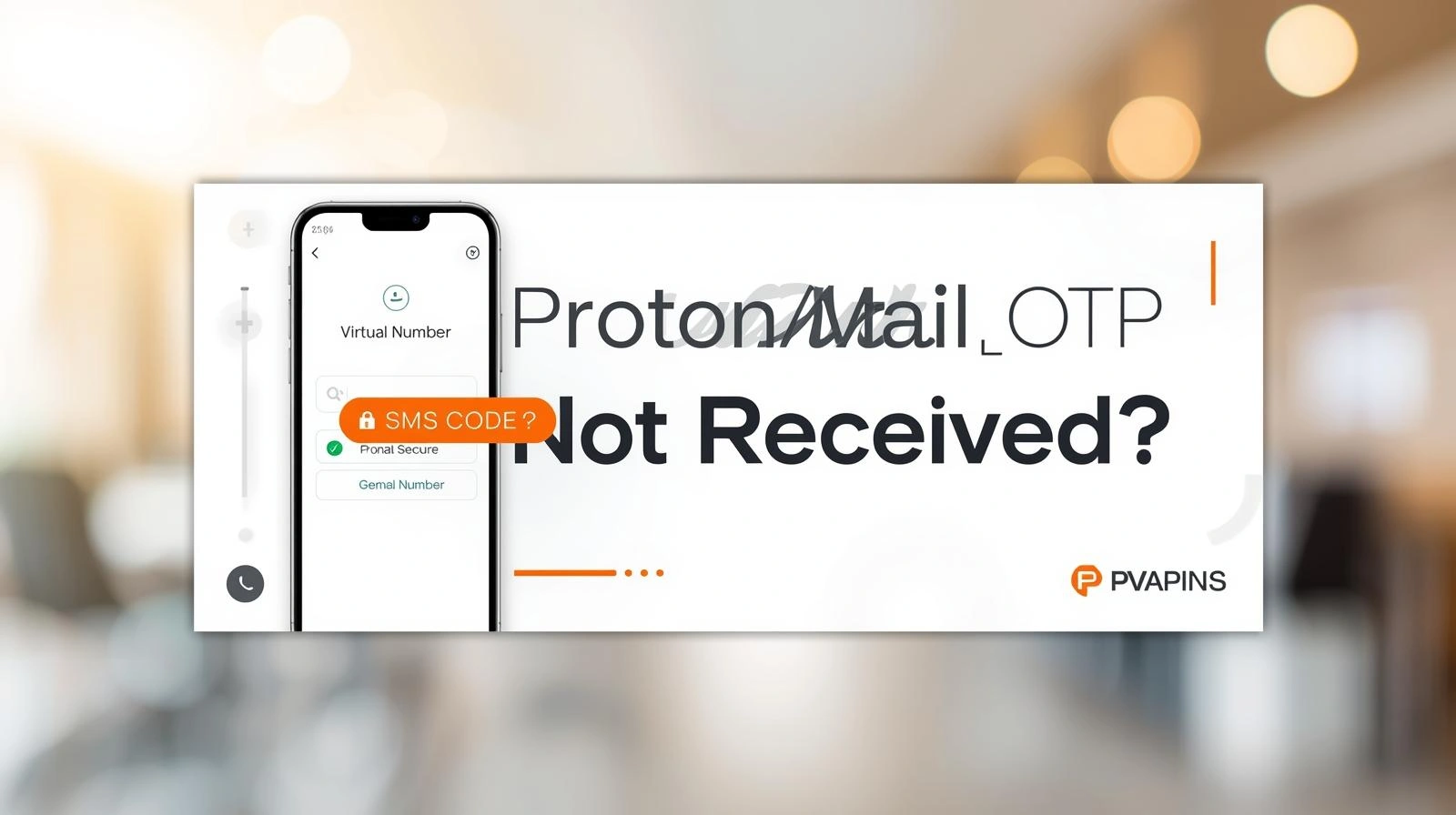 Two-factor authentication screen showing Proton Mail code delivery issue