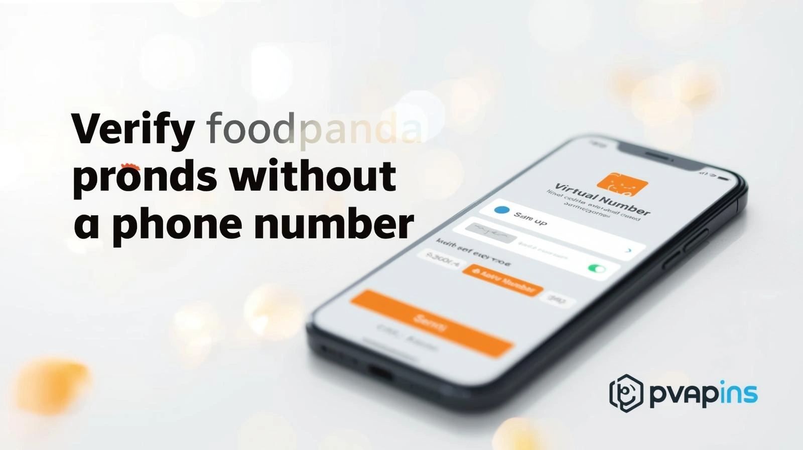 User checking SMS inbox while waiting for Foodpanda verification code