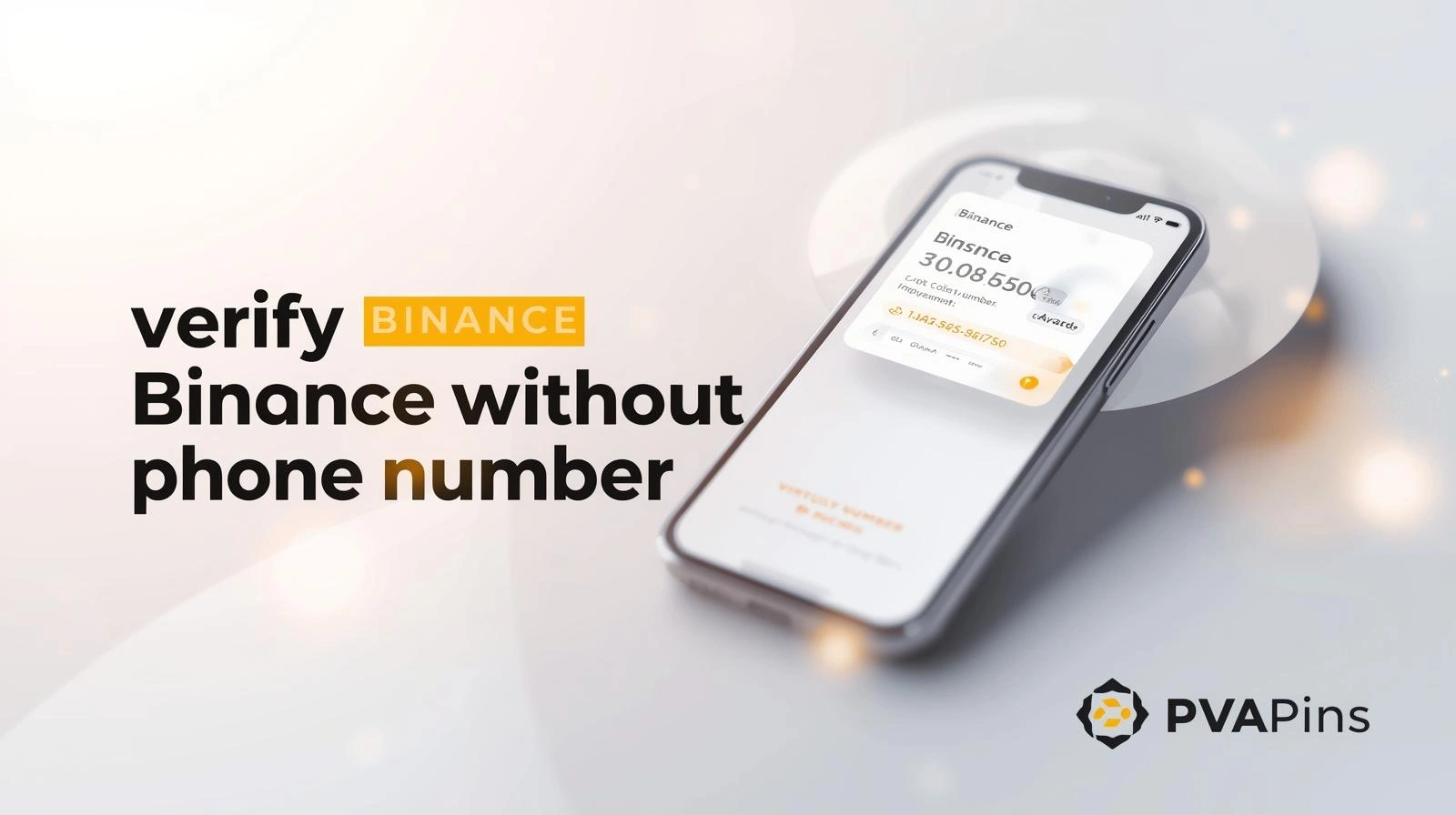 verify Binance without a phone number