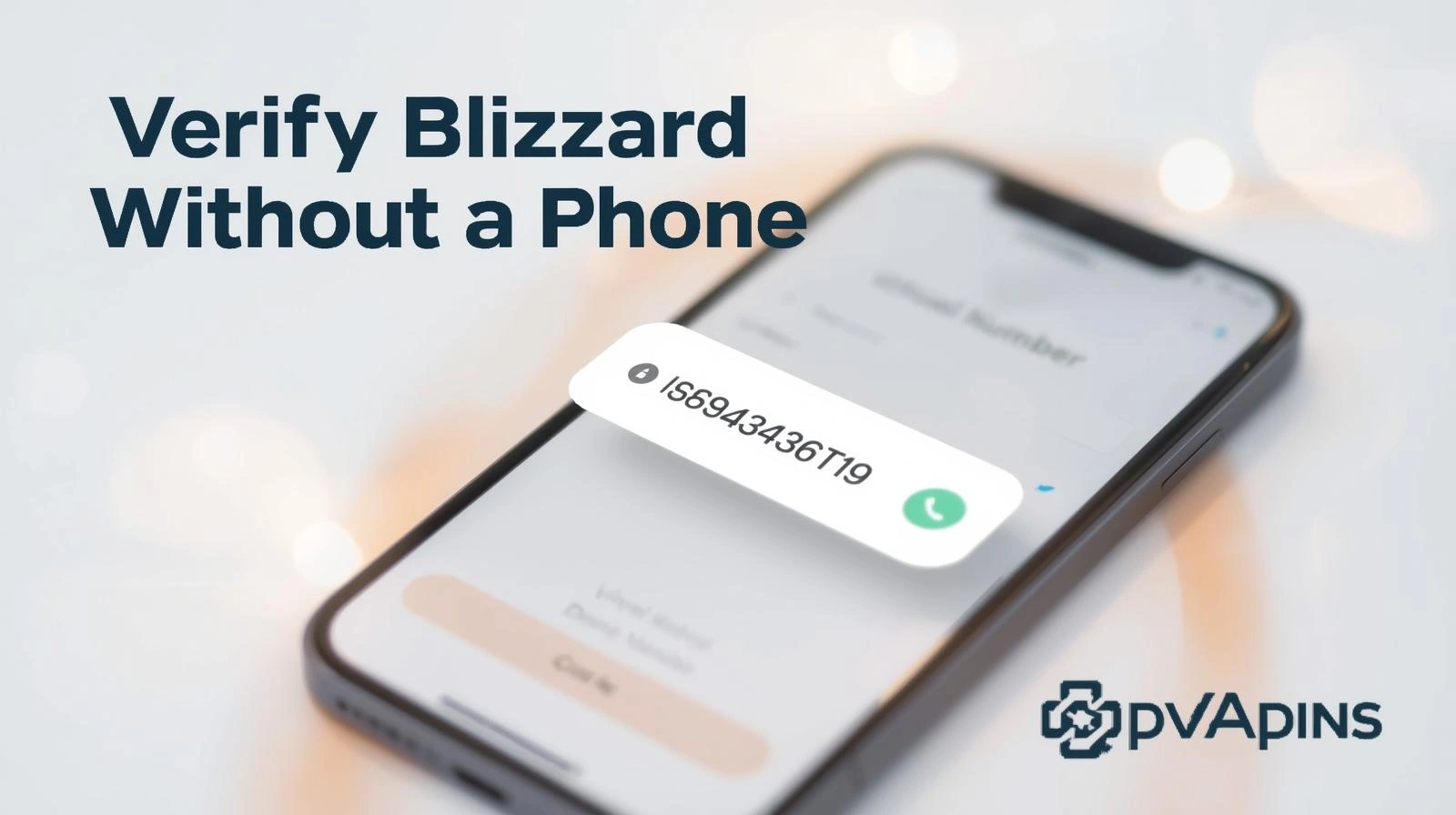Blizzard account verification screen showing email confirmation steps without phone number