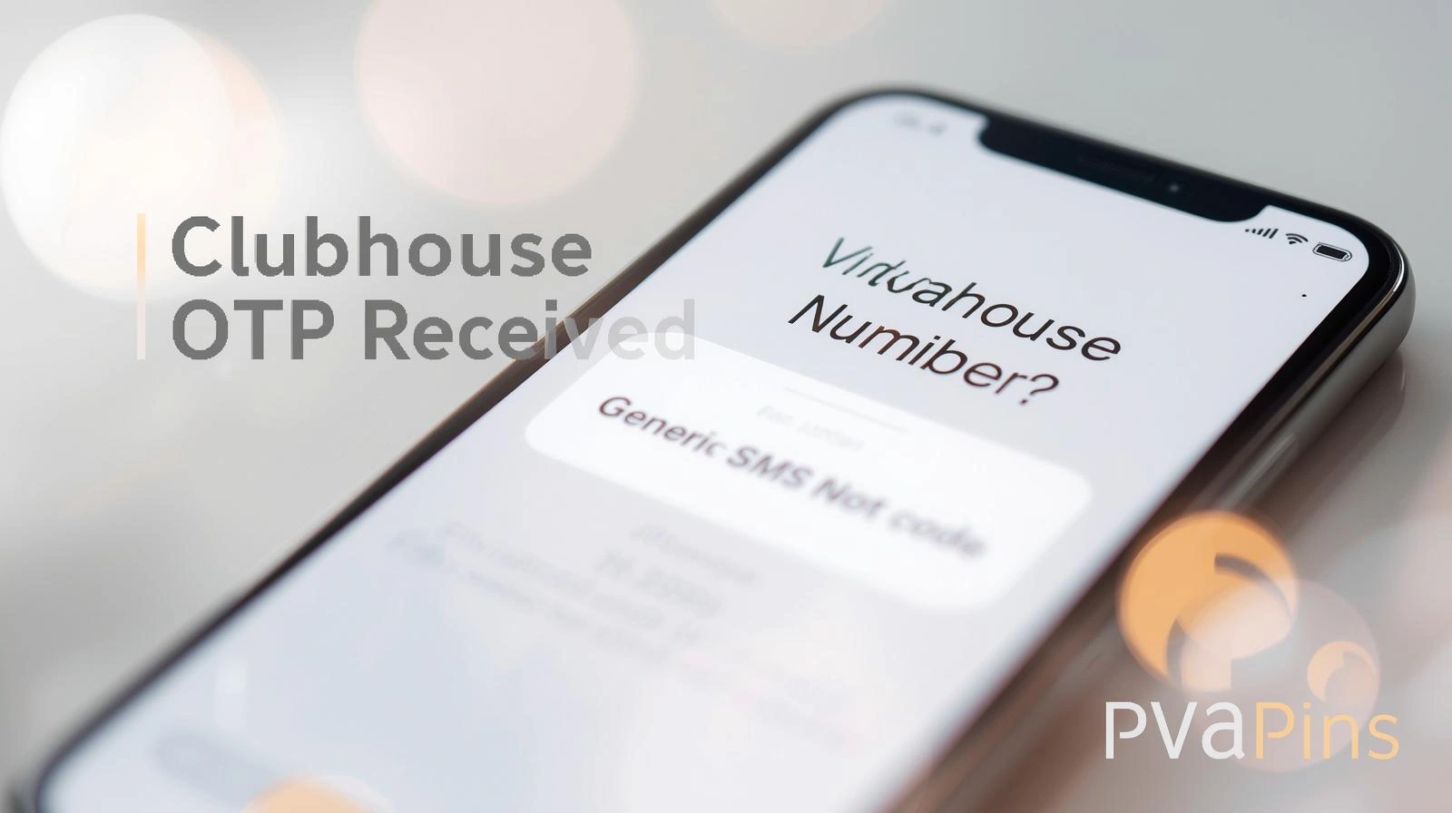Clubhouse OTP not received error on phone login screen