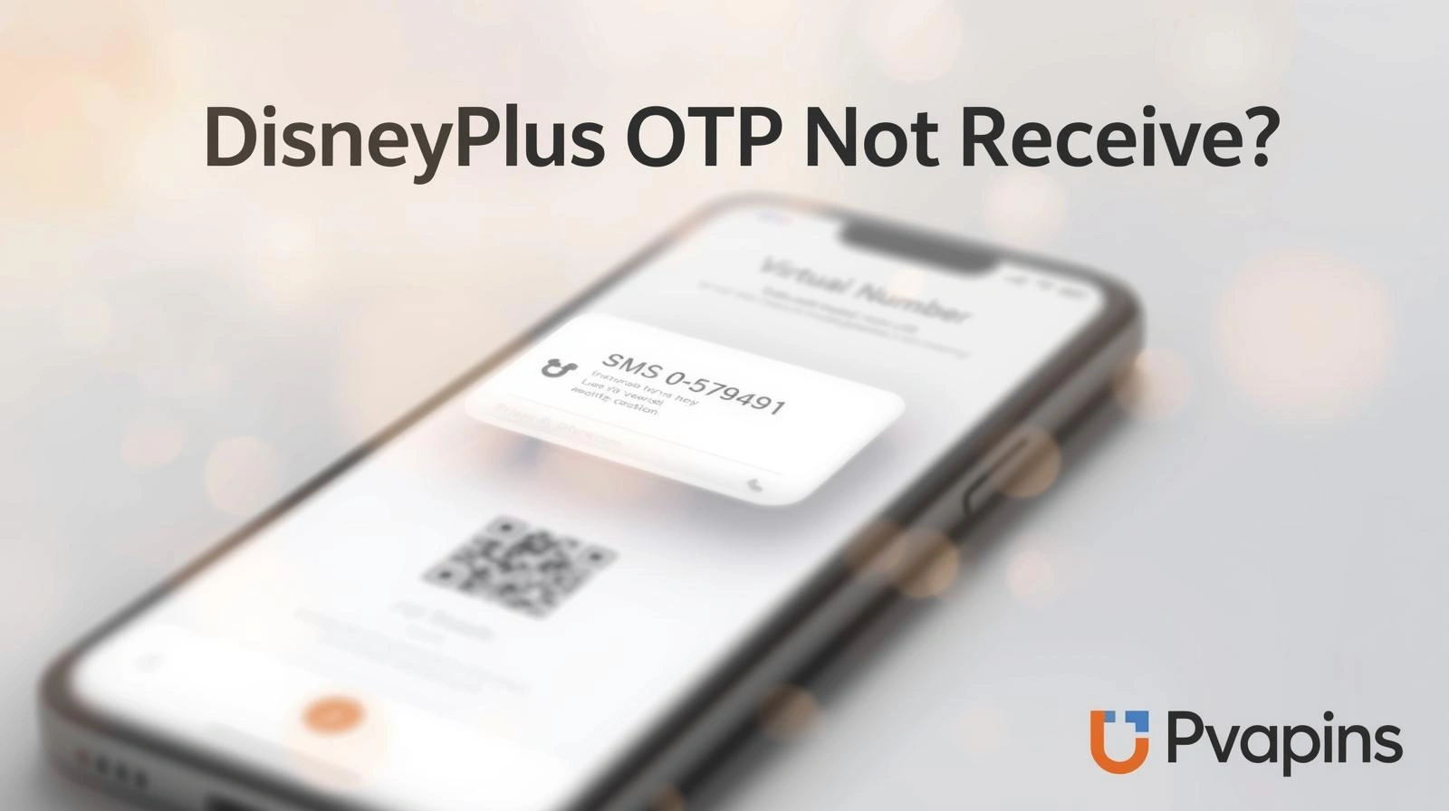 Disney+ OTP not received error on verification screen