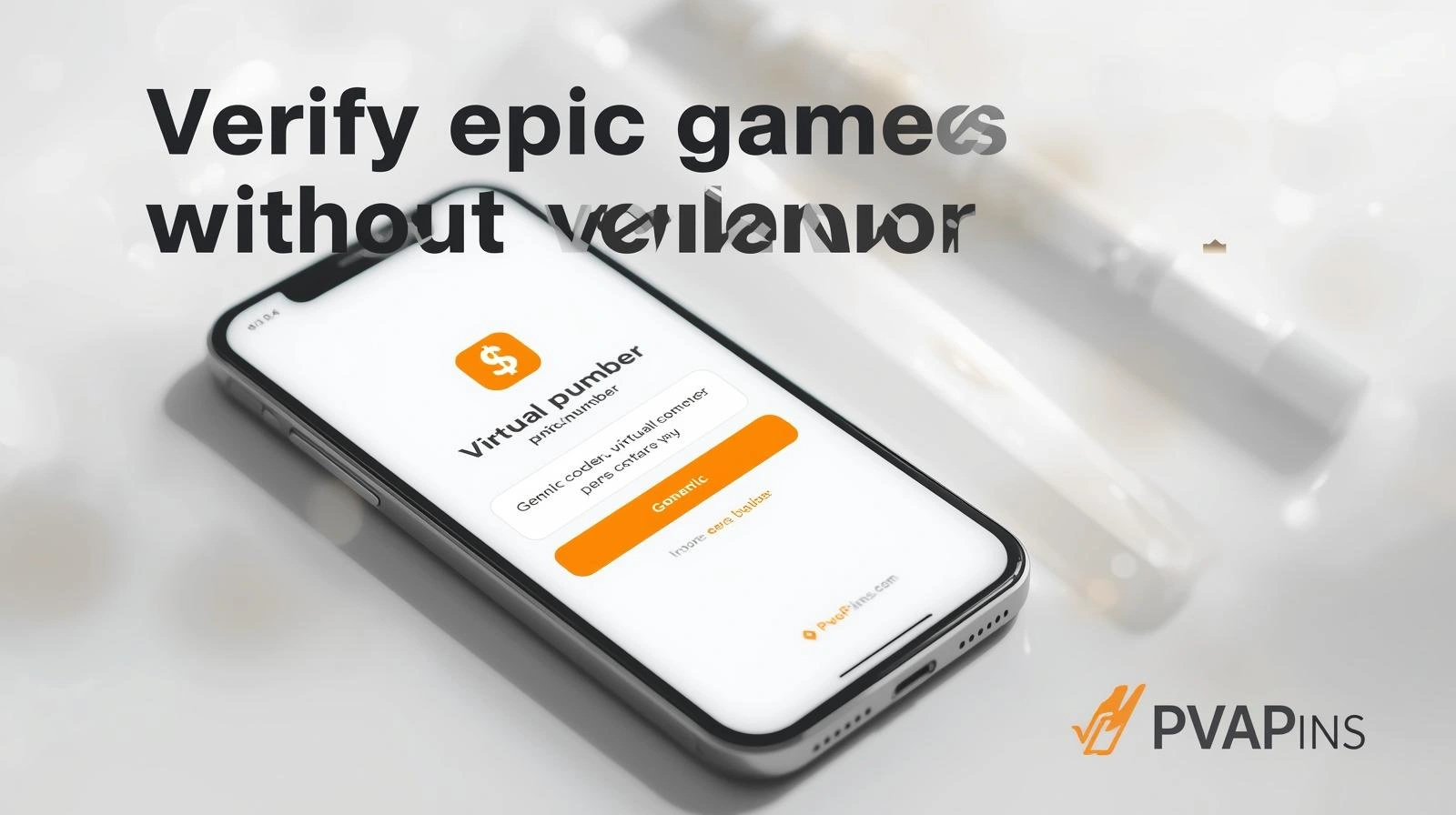 Email verification code screen for Epic Games account login