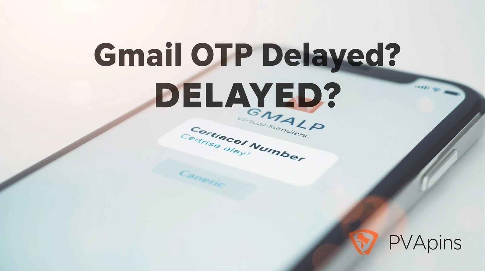 Gmail OTP Delayed