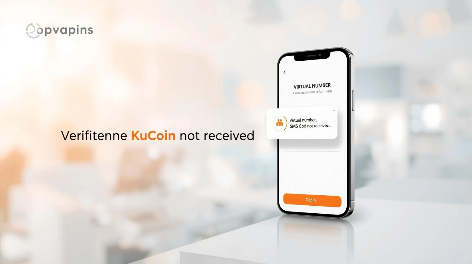 KuCoin OTP not received prompt on login with resend code option