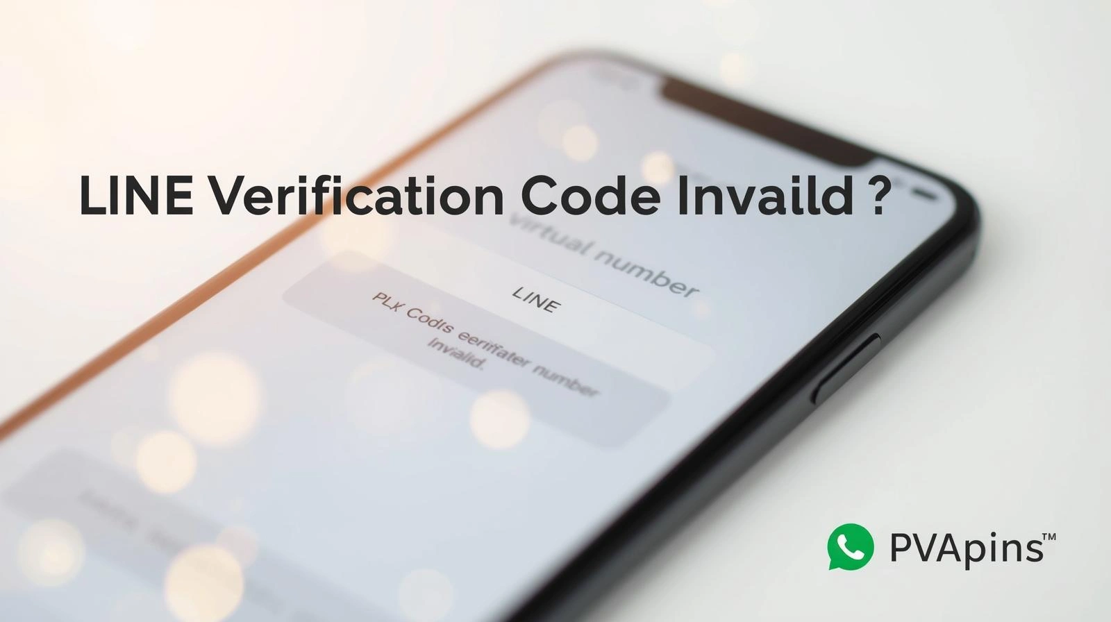 LINE verification failed error with resend code option highlighted on mobile screen