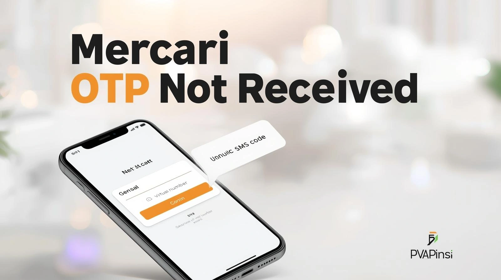 Mercari login showing OTP code issue with resend verification option