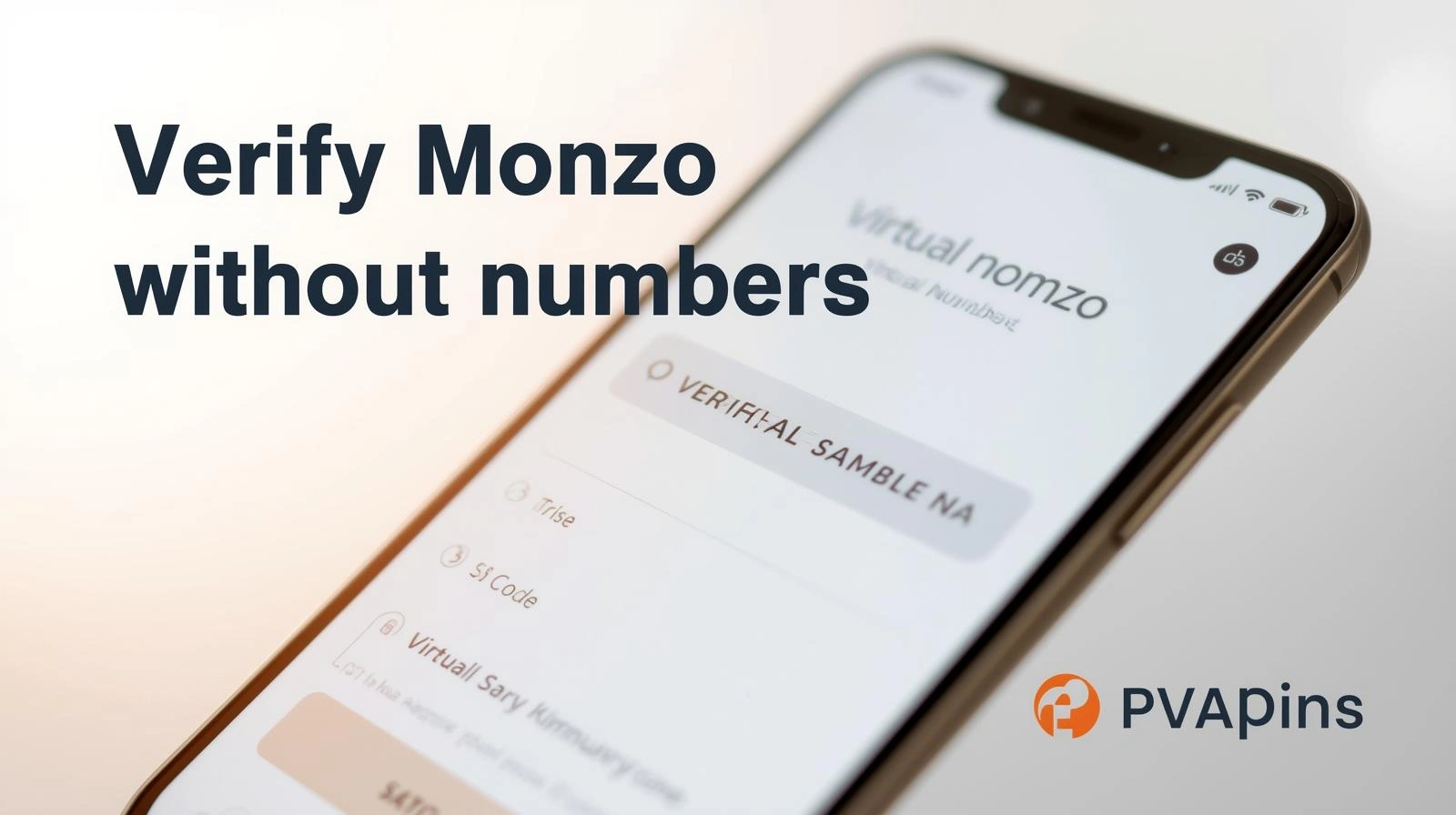 Monzo support help page showing account verification and phone requirements