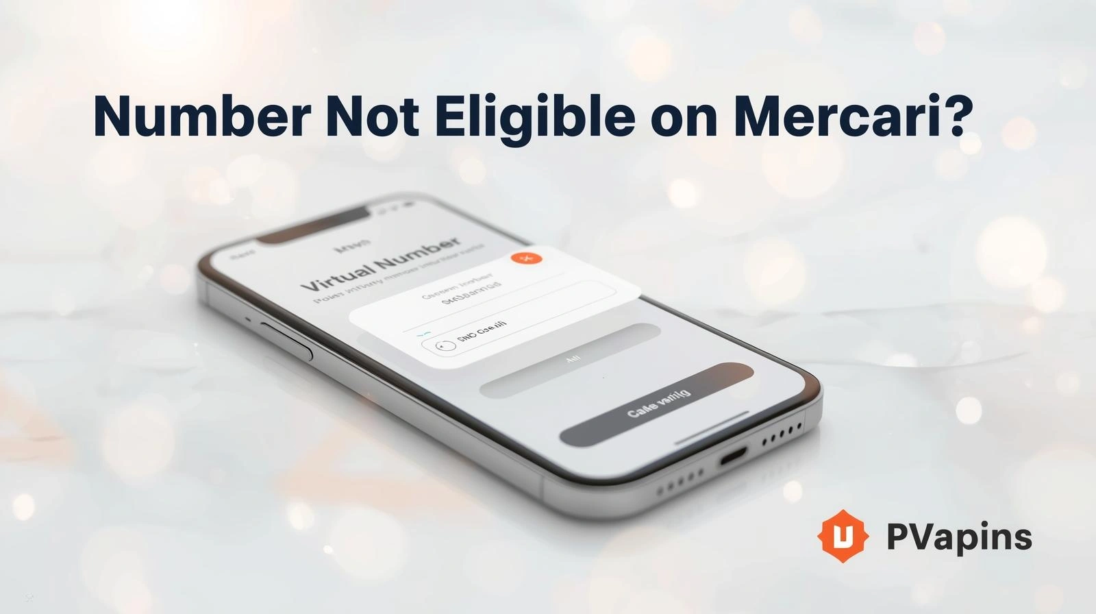 Number Not Eligible on Mercari