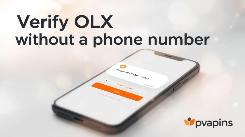 OLX account settings page highlighting verification and security settings