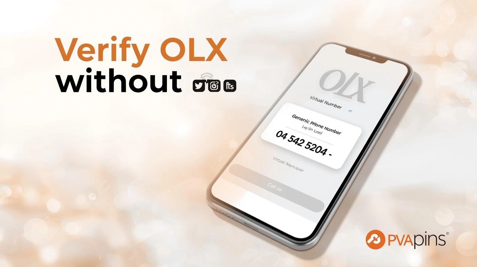 OLX verification options screen showing email and phone methods